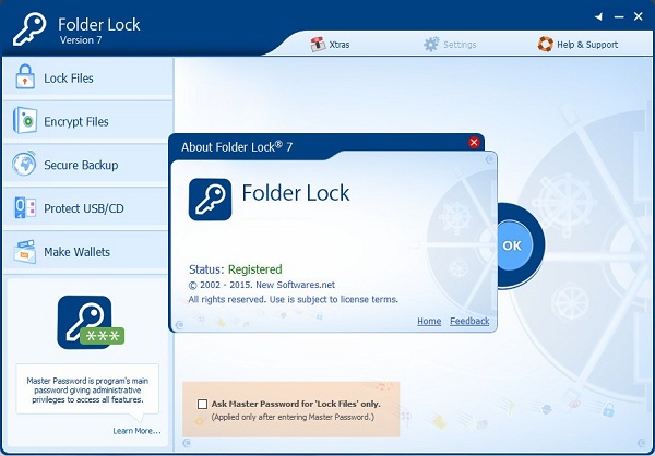 folder lock serial key