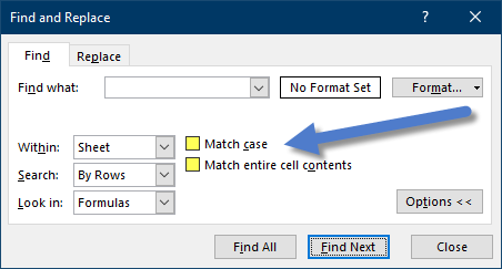 excel mac find and replace for one cell